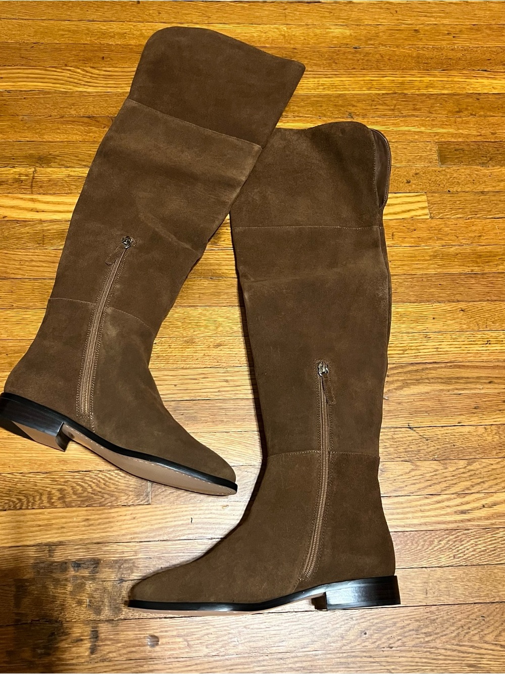 NWT J.Crew Suede Over the Knee Boots - size 8.5 - Picture 5 of 10